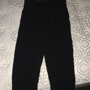Loose black pants